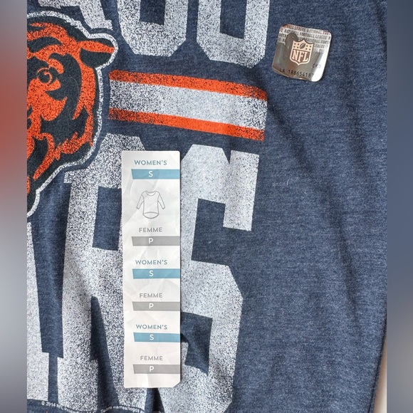 Old Navy Chicago Bears Football long sleeve Tee NWT size S - Picture 4 of 7